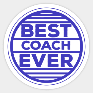 Best Coach Ever Sticker